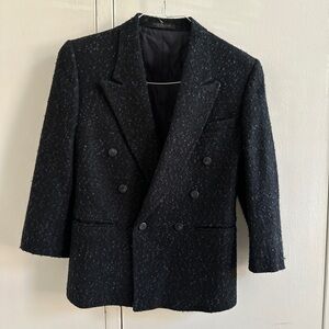 Pierre Cardin, navy blue Double-Breasted Blazer